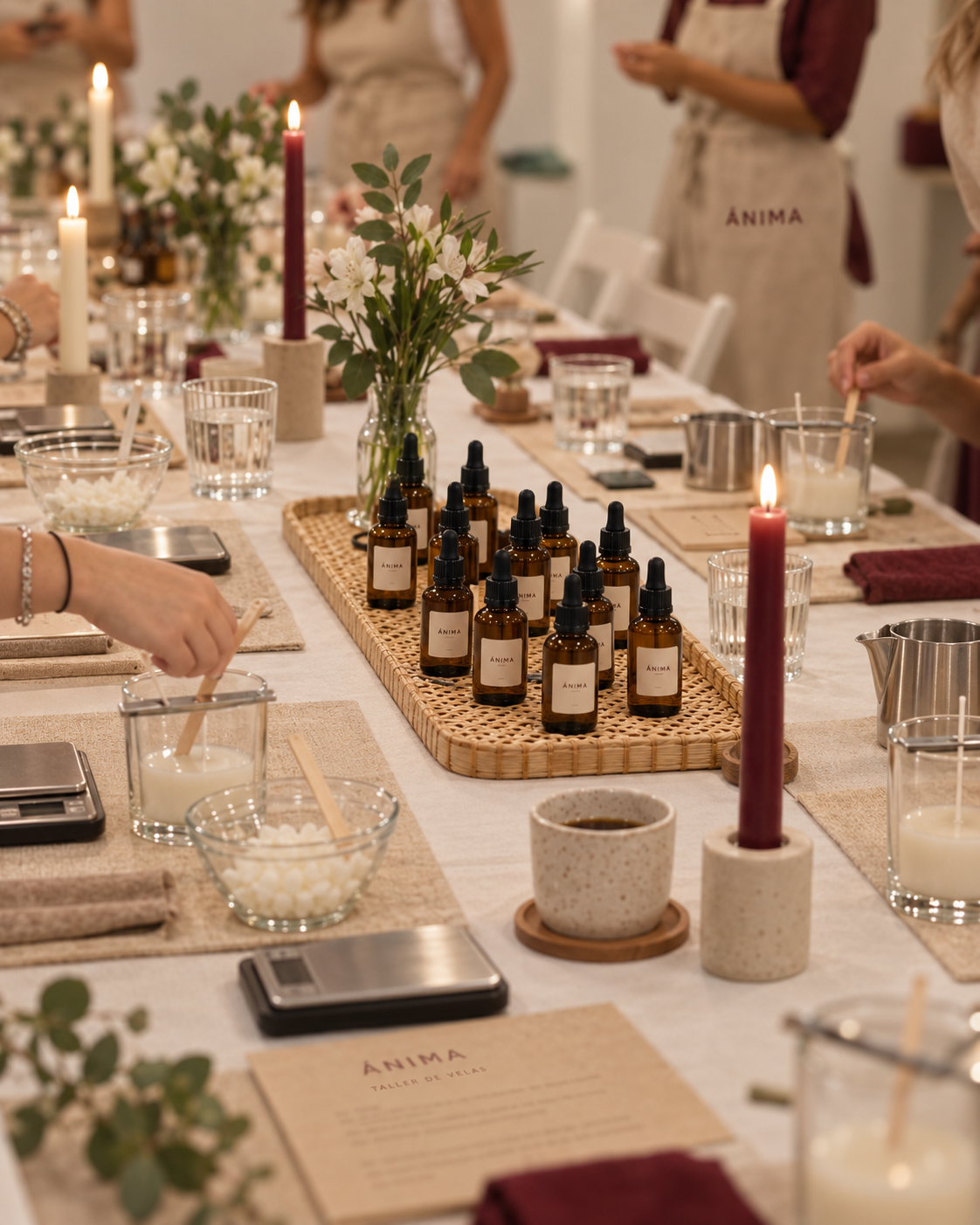 Taller de velas personalizado | ÁNIMA