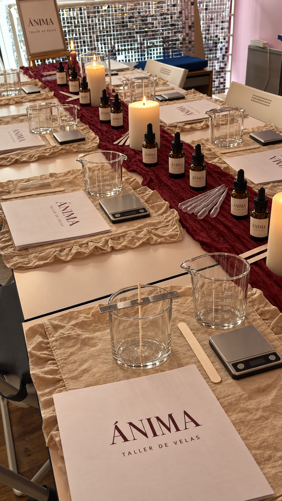 Taller de velas personalizado | ÁNIMA