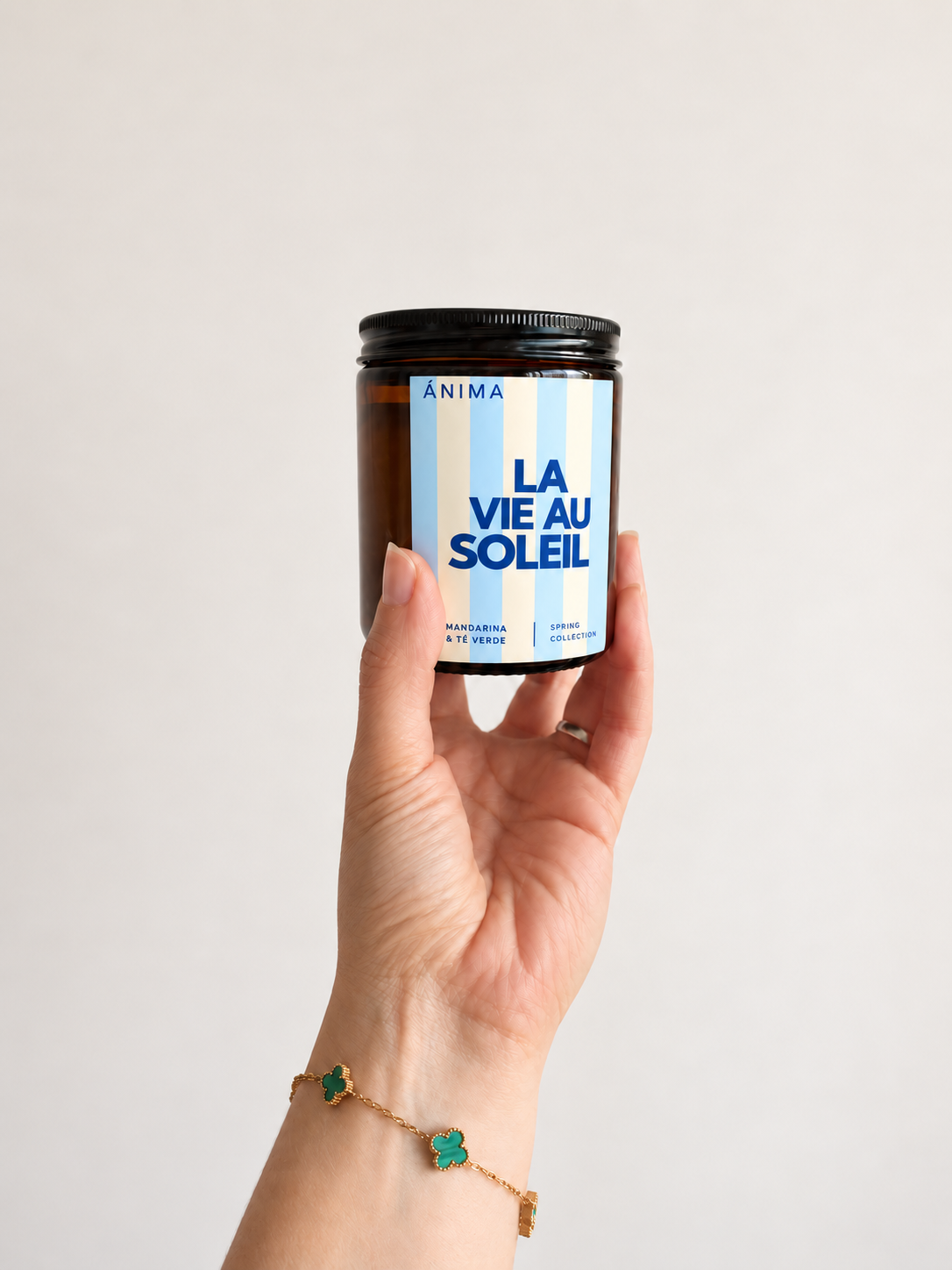 Vela La Vie au Soleil de mandarina y té verde, Spring Collection ÁNIMA