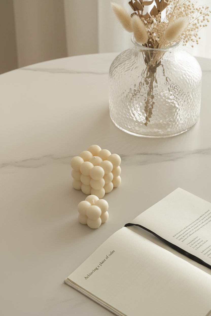 Velas bubble cube lifestyle